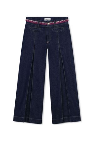 blue cotton jeans LANVIN KIDS | N30101Z28